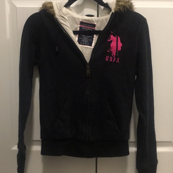❌SOLD❌Navy & Pink US POLO Jacket - Picture 2 of 6